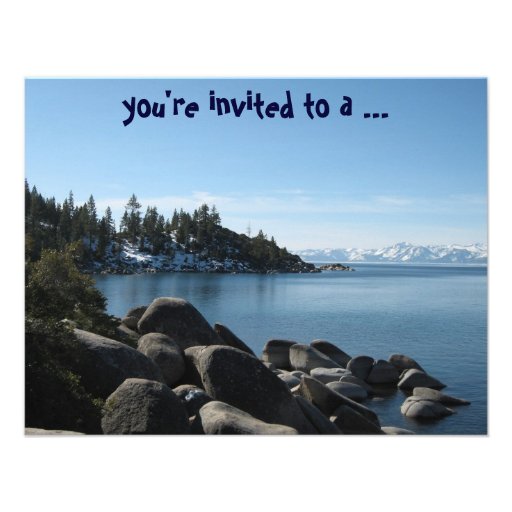 Lake Tahoe House Warming Party! Custom Invites