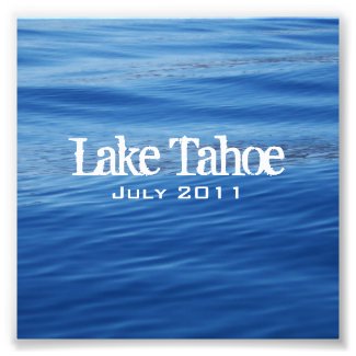 Lake Tahoe Jewel Case Insert Photo photoenlargement