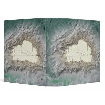 Lake Tahoe map Vinyl Binders