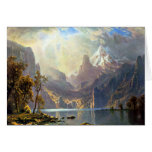 Lake Tahoe painting Nevada art by Albert Bierstadt Card