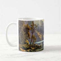 Lake Tahoe painting Nevada art by Albert Bierstadt Coffee Mugs
