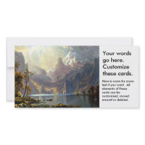 Lake Tahoe painting Nevada art by Albert Bierstadt Photo Greeting Card