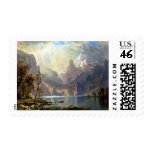 Lake Tahoe painting Nevada art by Albert Bierstadt Stamps