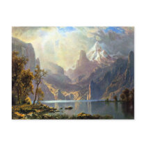 Lake Tahoe painting Nevada art by Albert Bierstadt Postcards