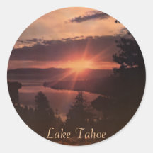 Lake Tahoe Sunrise Stickers