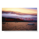 Lake Tahoe Sunset posters by blog_it_ Lake Tahoe Sunset posters