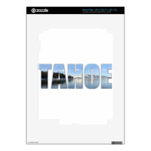 Lake Tahoe Text iPad 3 Skin