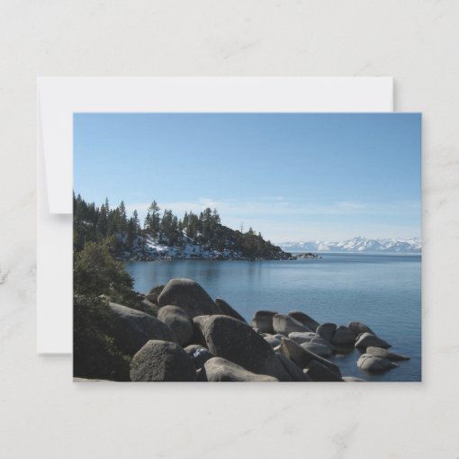 Lake Tahoe Wedding Invitation Zazzle