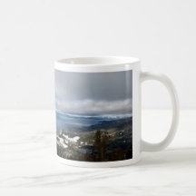 Lake Tahoe Winter Panorama Coffee Mugs