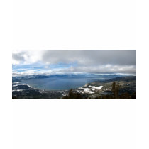 Lake Tahoe Winter Panorama t-shirts