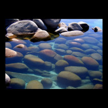 Lake Tahoe Winter Still water 2 posters