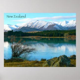 Lake Tekapo, New Zealand print