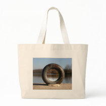 Lake tote bags