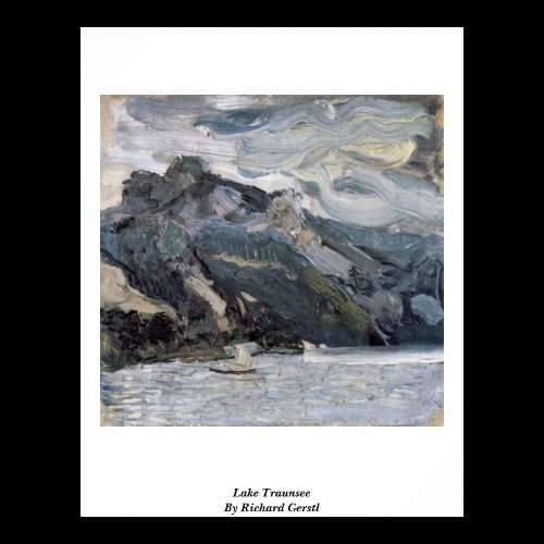 Lake Traunsee By Richard Gerstl Posters