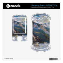 Lake Traunsee with mountains by Richard Gerstl Samsung Gravity 3 Skin