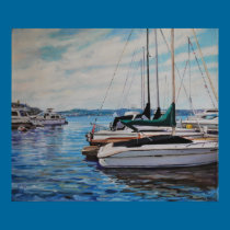 Lake Union Marina Print