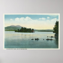 Lake View of the Belknap Mountains Posters