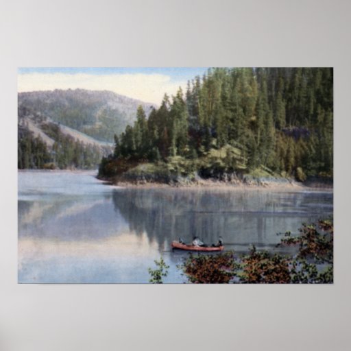 Lake Waha Idaho near Lewiston Posters Zazzle