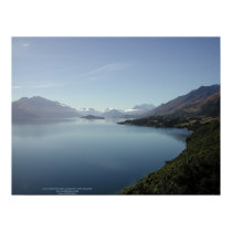 Lake Wakatipu near Glenorchy, New Zealand posters