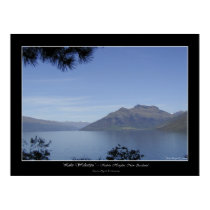 "LAKE WAKATIPU, NZ 4" Photo Poster posters