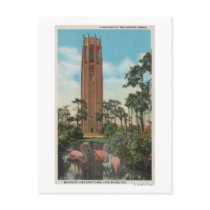 Lake Wales, FL - View of Singing Postcard