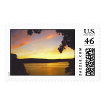 Lake Wallenpaupack Sunset Postage Stamp