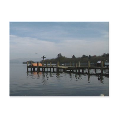 lake windermere's  reflection postcard by dawnmcininch