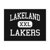 Lakeland - Lakers - High School - LaGrange Indiana postcards