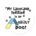 Lakeland Terrier Agility Dog stickers by MenagerieMayhem Lakeland Terrier Agility Dog stickers