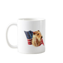 Lakeland Terrier Flag mugs by GreyWolfCreation Lakeland Terrier Flag mugs