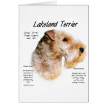 Lakeland Terrier History Design Cards