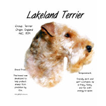 Lakeland Terrier History Design t-shirts by GreyWolfCreation Lakeland Terrier History Design t-shirts