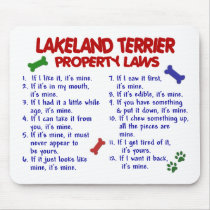 LAKELAND TERRIER Property Laws 2 mousepads by poochloverstuff LAKELAND TERRIER Property Laws 2 mousepads