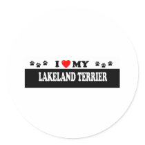LAKELAND TERRIER stickers by GenuineDogOwner LAKELAND TERRIER stickers