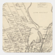 Lakeport, town of Guilford Square Stickers