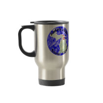 Lakes Area Snow Devil travel mug by tonidreams Lakes Area Snow Devil travel mug