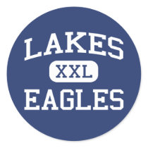 Lakes - Eagles - Community - Lake Villa Illinois stickers by customteamsportswear Lakes - Eagles - Community - Lake Villa Illinois stickers