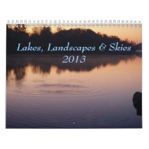Lakes, Landscapes & Skies 2013 Wall Calendar