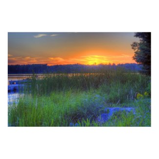 Lakeshore Sunset print