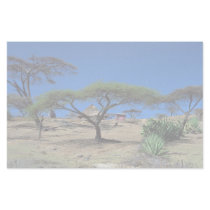 Lakeside scene at Lake Langano, Ethiopia Stationery Paper