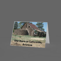 LakesideBarn, Old Barn in Lakeside, Arizona cards by rcooper56 LakesideBarn, Old Barn in Lakeside, Arizona cards