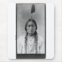 Lakota American Indian Chief Sitting Bull Mouse Pads