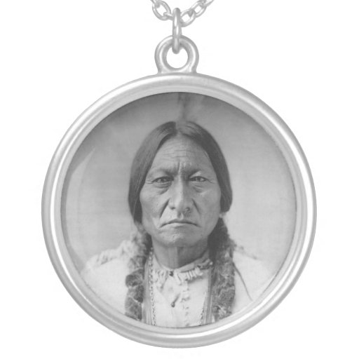 Lakota American Indian Chief Sitting Bull Custom Necklace