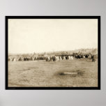 Lakota Indian Council at Pine Ridge SD 1891 Poster