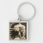 Lakota Sioux Chief White Swan Key Chains