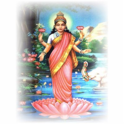 LAKSHMI Goddess of Wealth and Prosperity Photo Sculptures by HINDU_GODDESSES