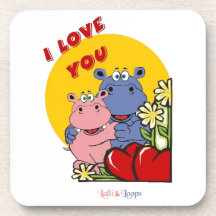 Lalli and loop beverage coaster