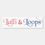 Lalli und Loops Auto Aufkleber
