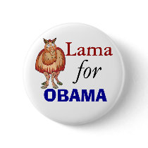 Lama for OBAMA buttons by Jacob_Black_Love917 Lama for OBAMA buttons