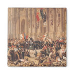 Lamartine rejects the red flag in 1848 refrigerator magnet